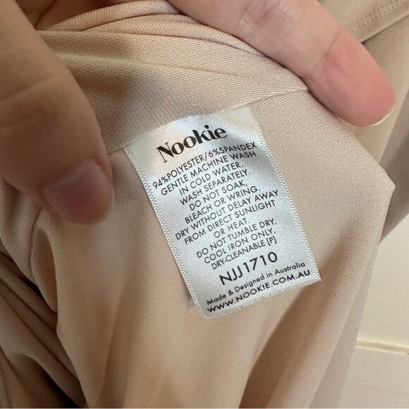 Nookie Mila Mini Nude Dress Large - Picture 5 of 7